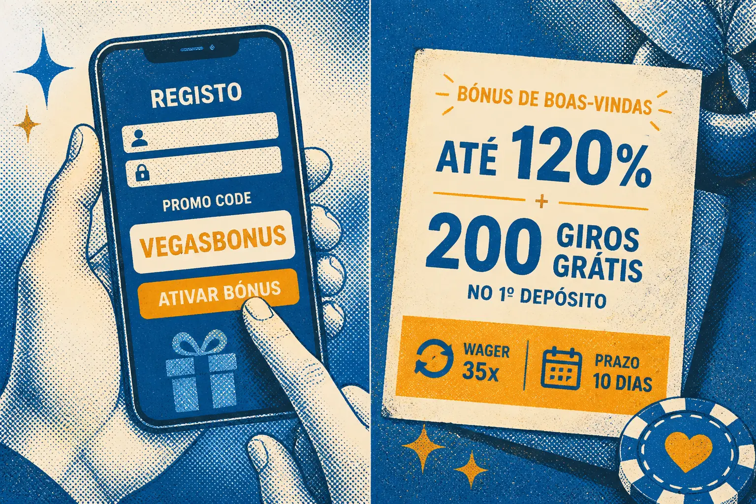 Vegasino Promo Code 2026 — VEGASBONUS até 120% + 200 FS visual guide for Vegasino Casino