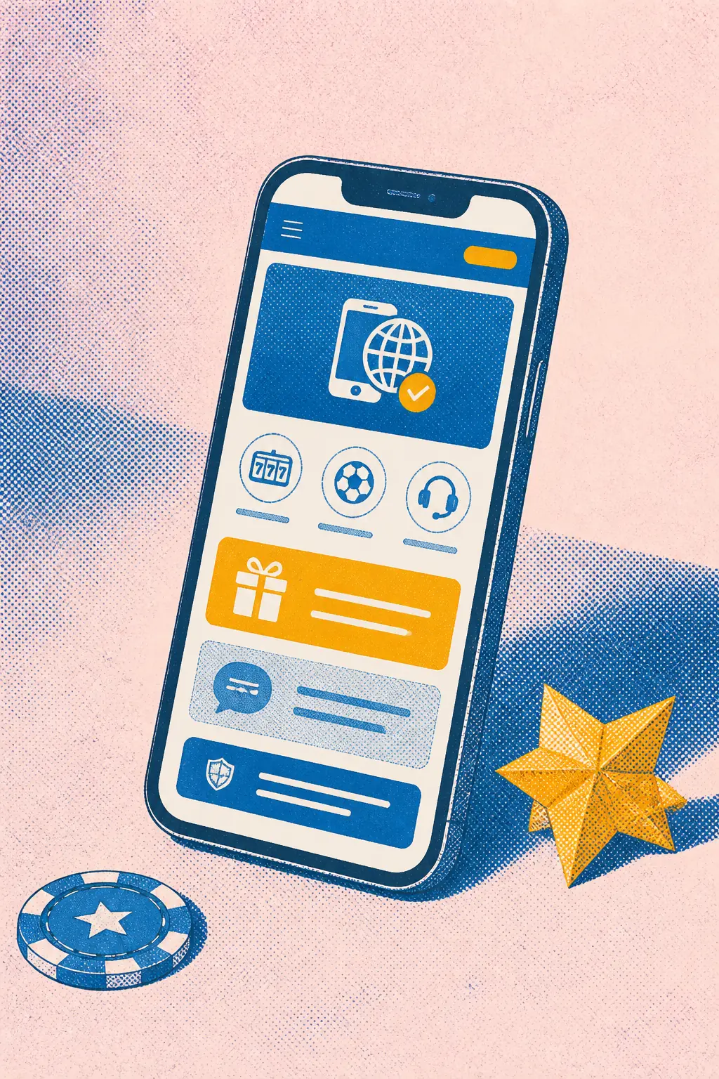 Vegasino App: Joga no Telemóvel iOS e Android visual guide for Vegasino Casino